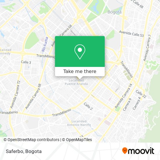 Saferbo map