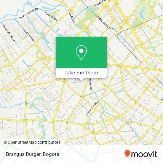 Mapa de Brangus Burger