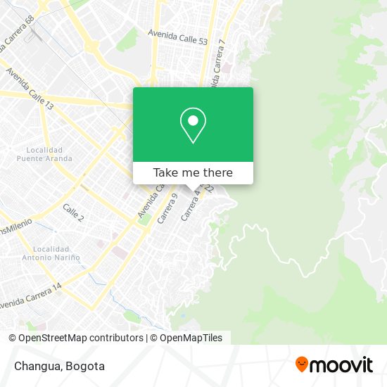 Changua map