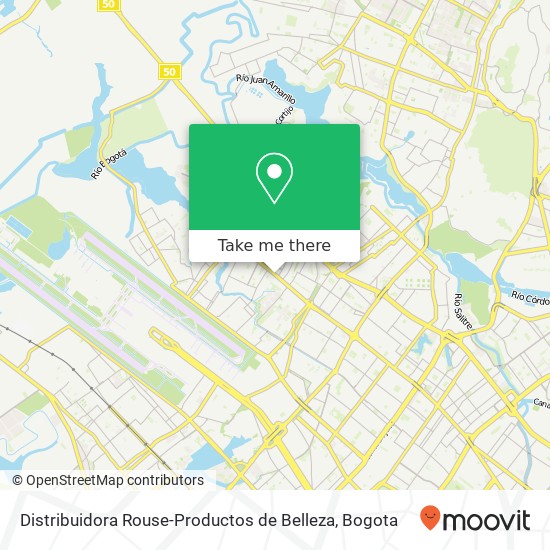 Distribuidora Rouse-Productos de Belleza map