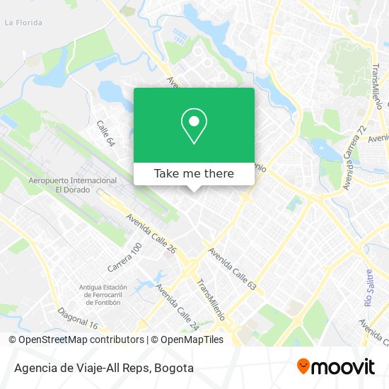 Agencia de Viaje-All Reps map