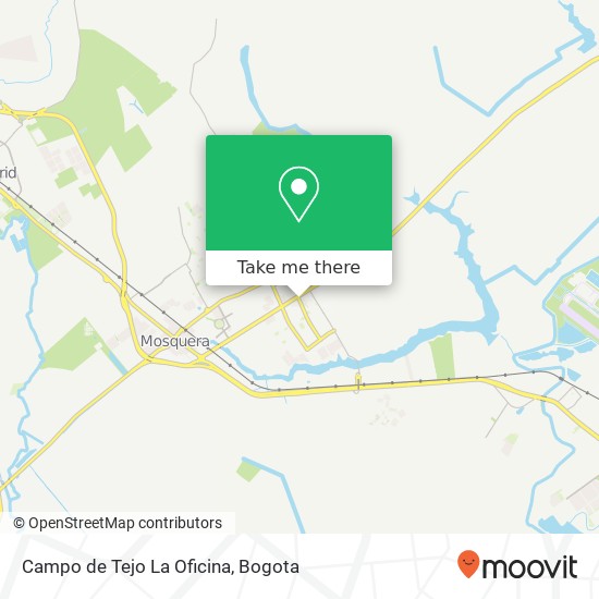 Campo de Tejo La Oficina map