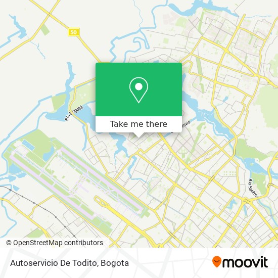 Autoservicio De Todito map