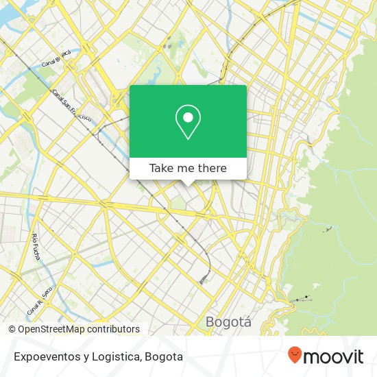 Mapa de Expoeventos y Logistica