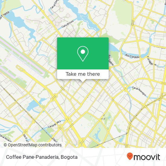 Coffee Pane-Panadería map