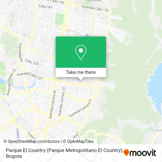 Parque El Country map