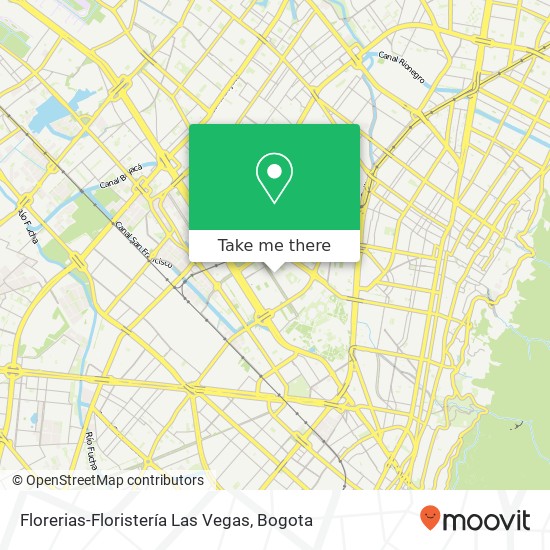Florerias-Floristería Las Vegas map