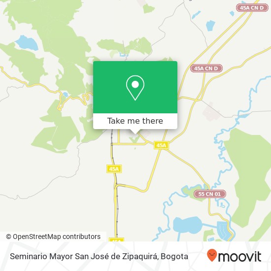 Seminario Mayor San José de Zipaquirá map