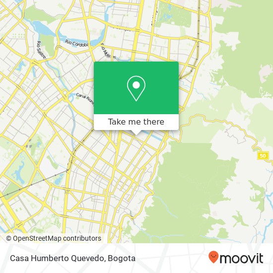 Mapa de Casa Humberto Quevedo