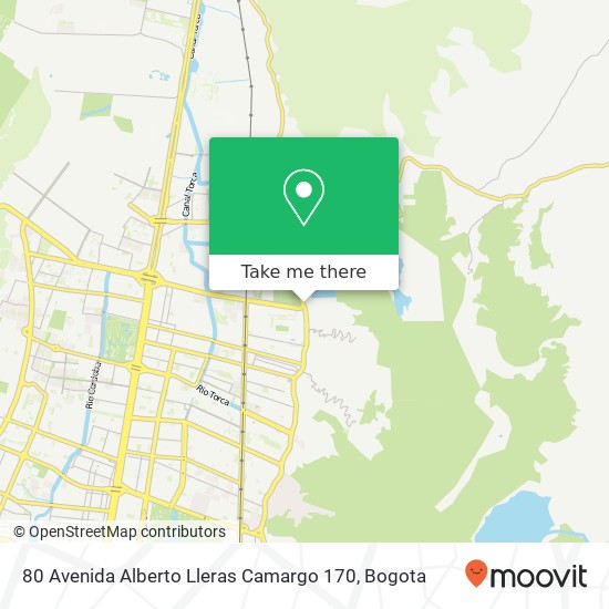 80 Avenida Alberto Lleras Camargo 170 map