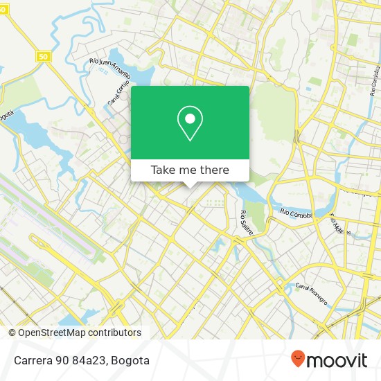 Mapa de Carrera 90 84a23