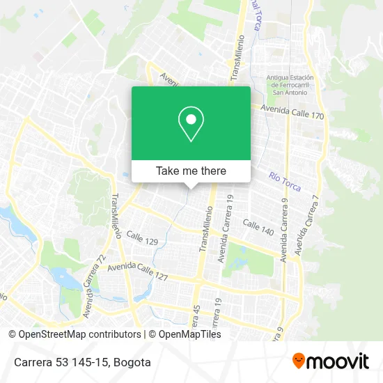 Carrera 53 145-15 map