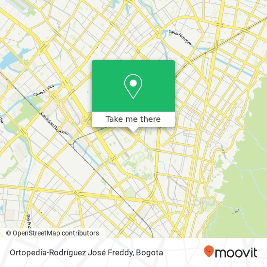 Ortopedia-Rodríguez José Freddy map
