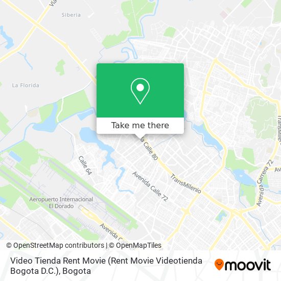Video Tienda Rent Movie (Rent Movie Videotienda Bogota D.C.) map