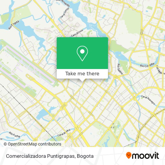 Comercializadora Puntigrapas map