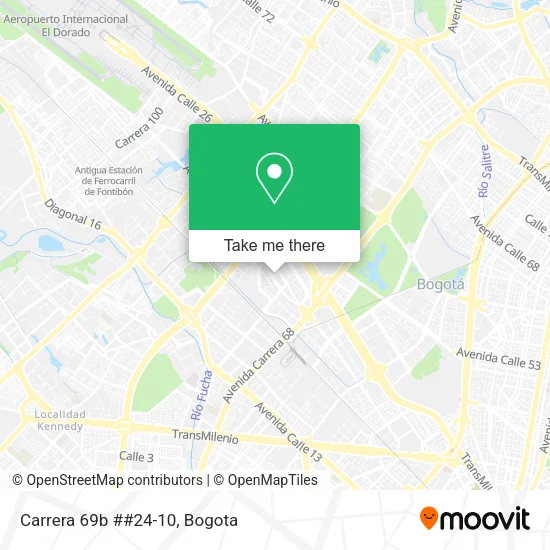 Carrera 69b ##24-10 map
