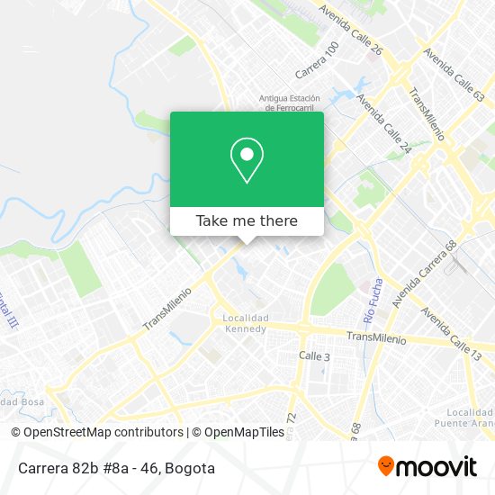 Mapa de Carrera 82b #8a - 46