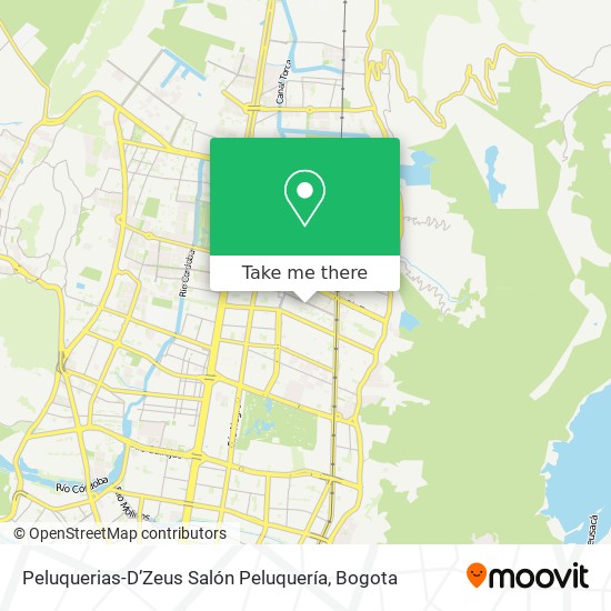 Peluquerias-D’Zeus Salón Peluquería map