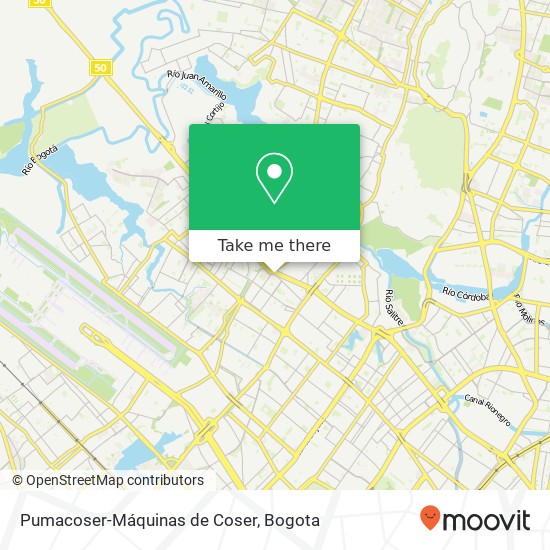 Pumacoser-Máquinas de Coser map