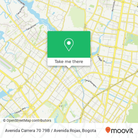 Avenida Carrera 70 79B / Avenida Rojas map