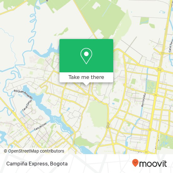 Mapa de Campiña Express