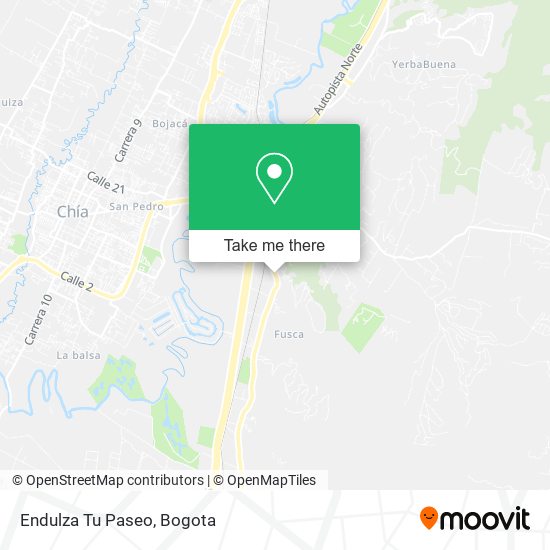 Mapa de Endulza Tu Paseo