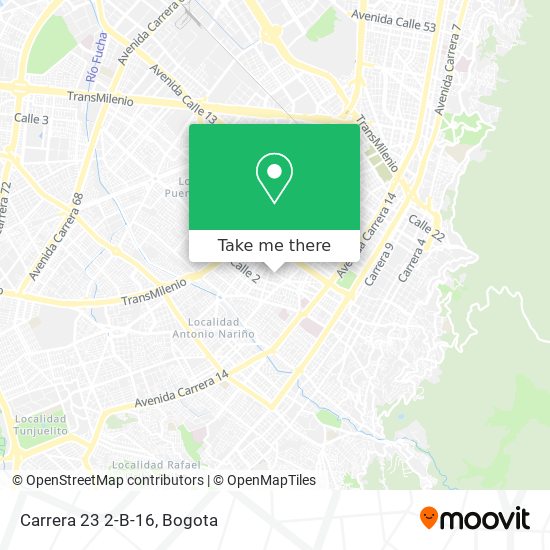 Mapa de Carrera 23 2-B-16