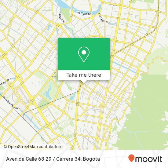 Avenida Calle 68 29 / Carrera 34 map
