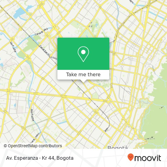 Mapa de Av. Esperanza - Kr 44