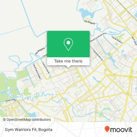 Gym Warriors Fit map