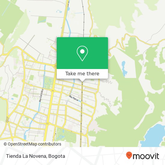 Mapa de Tienda La Novena