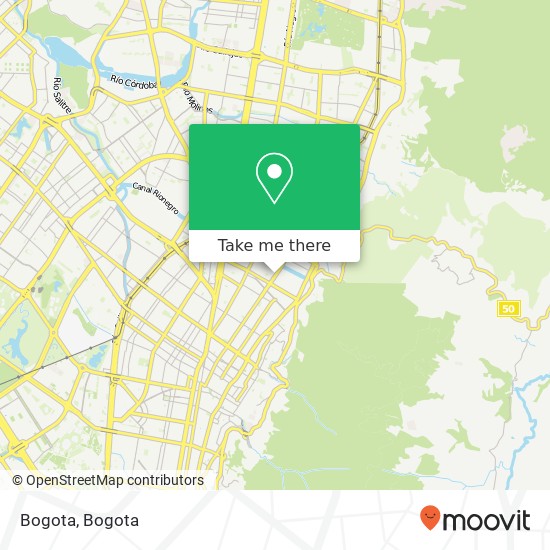 Bogota map