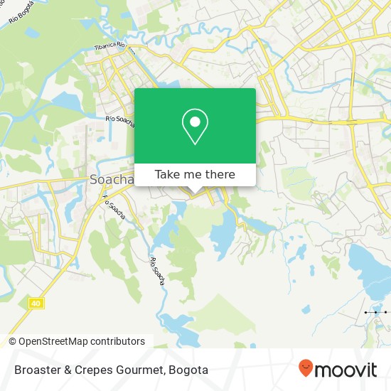Broaster & Crepes Gourmet map