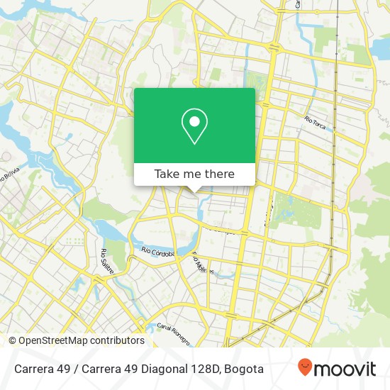 Mapa de Carrera 49 / Carrera 49 Diagonal 128D