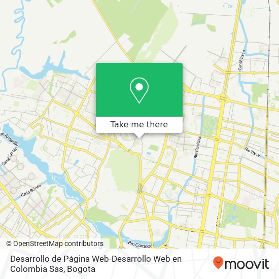 Desarrollo de Página Web-Desarrollo Web en Colombia Sas map