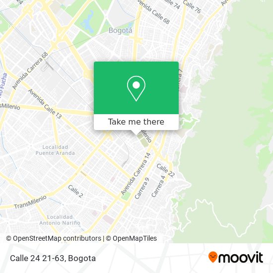 Mapa de Calle 24 21-63