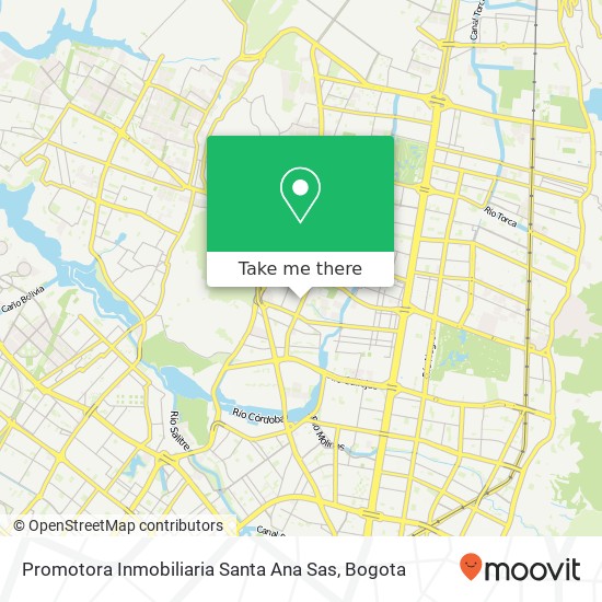 Promotora Inmobiliaria Santa Ana Sas map