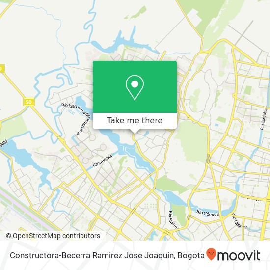 Mapa de Constructora-Becerra Ramirez Jose Joaquin