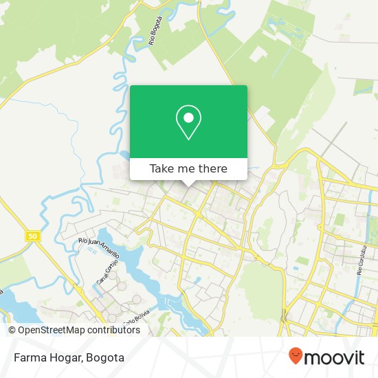 Farma Hogar map