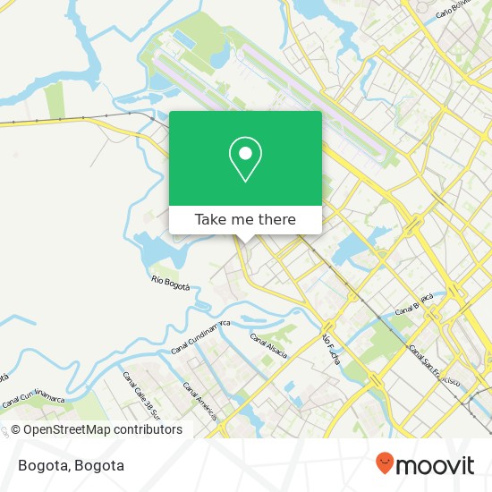 Bogota map