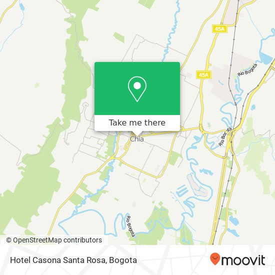 Hotel Casona Santa Rosa map