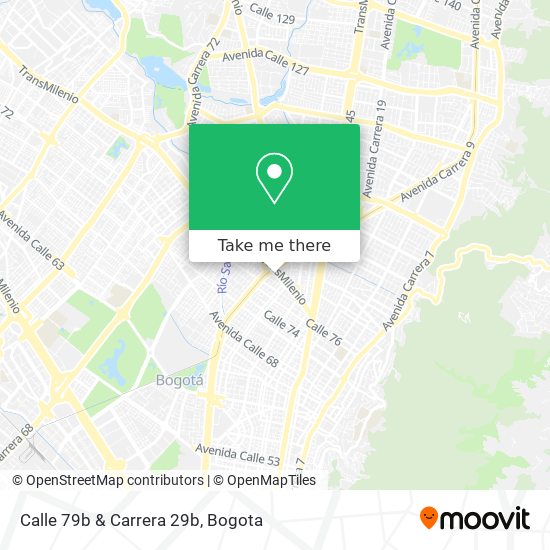 Mapa de Calle 79b & Carrera 29b