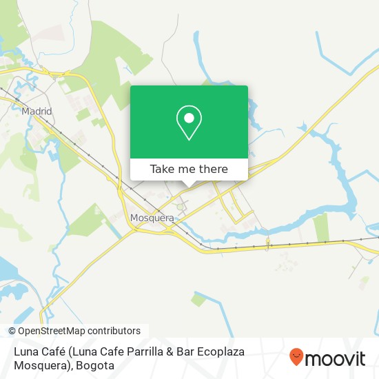 Luna Café (Luna Cafe Parrilla & Bar Ecoplaza Mosquera) map