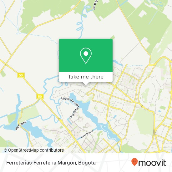 Mapa de Ferreterias-Ferretería Margon