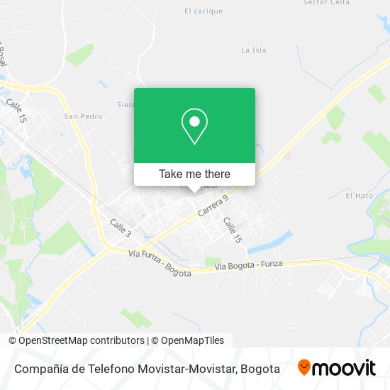 Compañía de Telefono Movistar-Movistar map