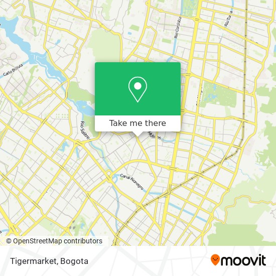 Mapa de Tigermarket