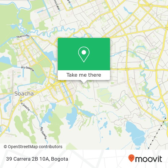 Mapa de 39 Carrera 2B 10A