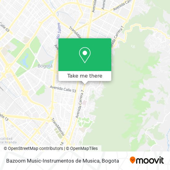 Bazoom Music-Instrumentos de Musica map
