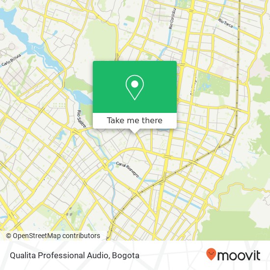 Qualita Professional Audio map