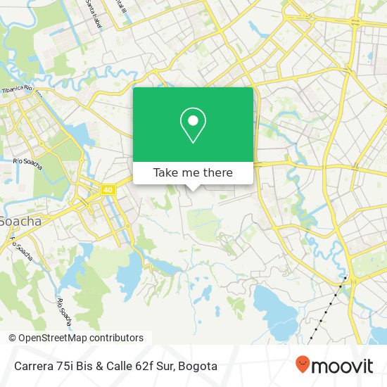 Carrera 75i Bis & Calle 62f Sur map